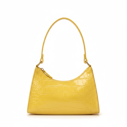 Bolso de Hombro para Mujer Textura Croco Modelo Rouge